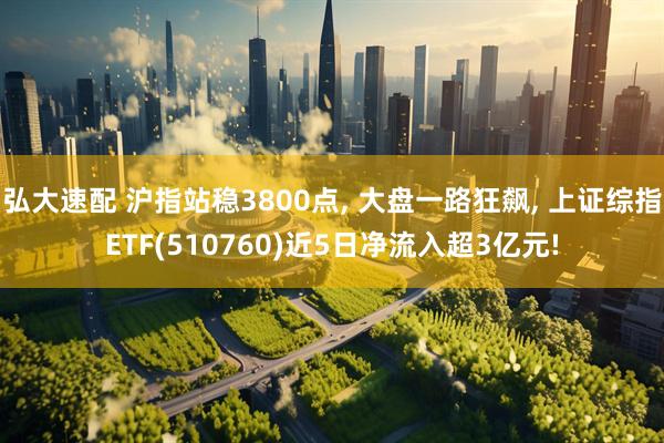 弘大速配 沪指站稳3800点, 大盘一路狂飙, 上证综指ETF(510760)近5日净流入超3亿元!